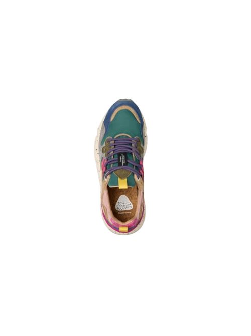 Flower Mountain Sneaker FLOWER MOUNTAIN | 1F14 - 001 - 2017817 -01.PETROL/STONE/BEIGE